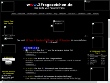 Tablet Screenshot of 3fragezeichen.net